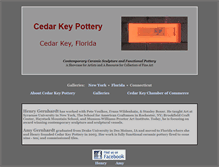Tablet Screenshot of cedarkeypottery.com